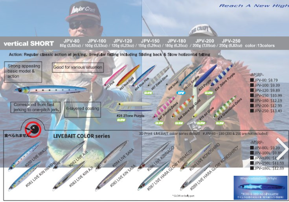 MajorCraft Vertical Short Jig