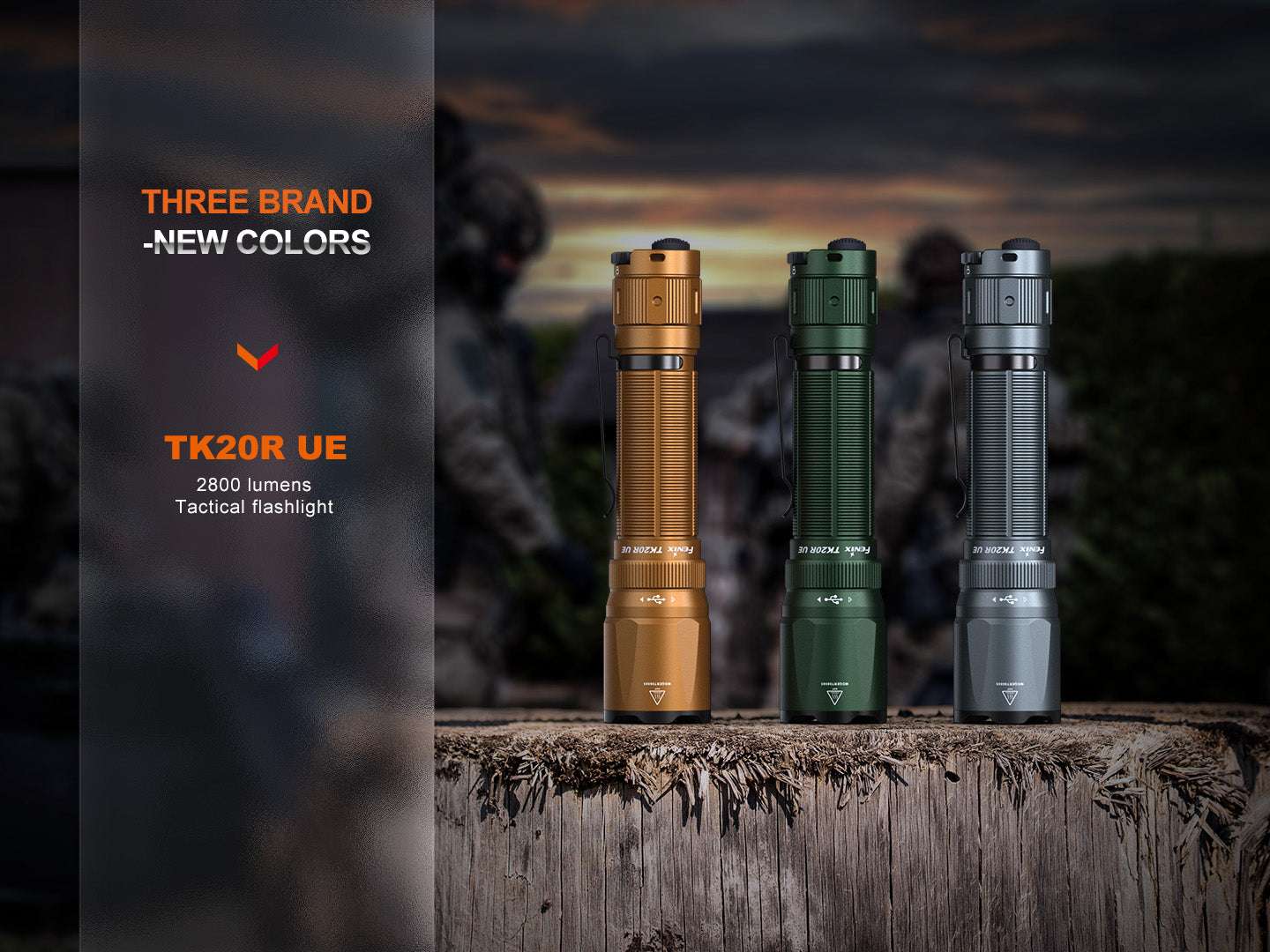 Palmarius Outdoors Fenix TK20R UE Tactical LED Flashlight - 2800 Lumens Tactical Flashlight