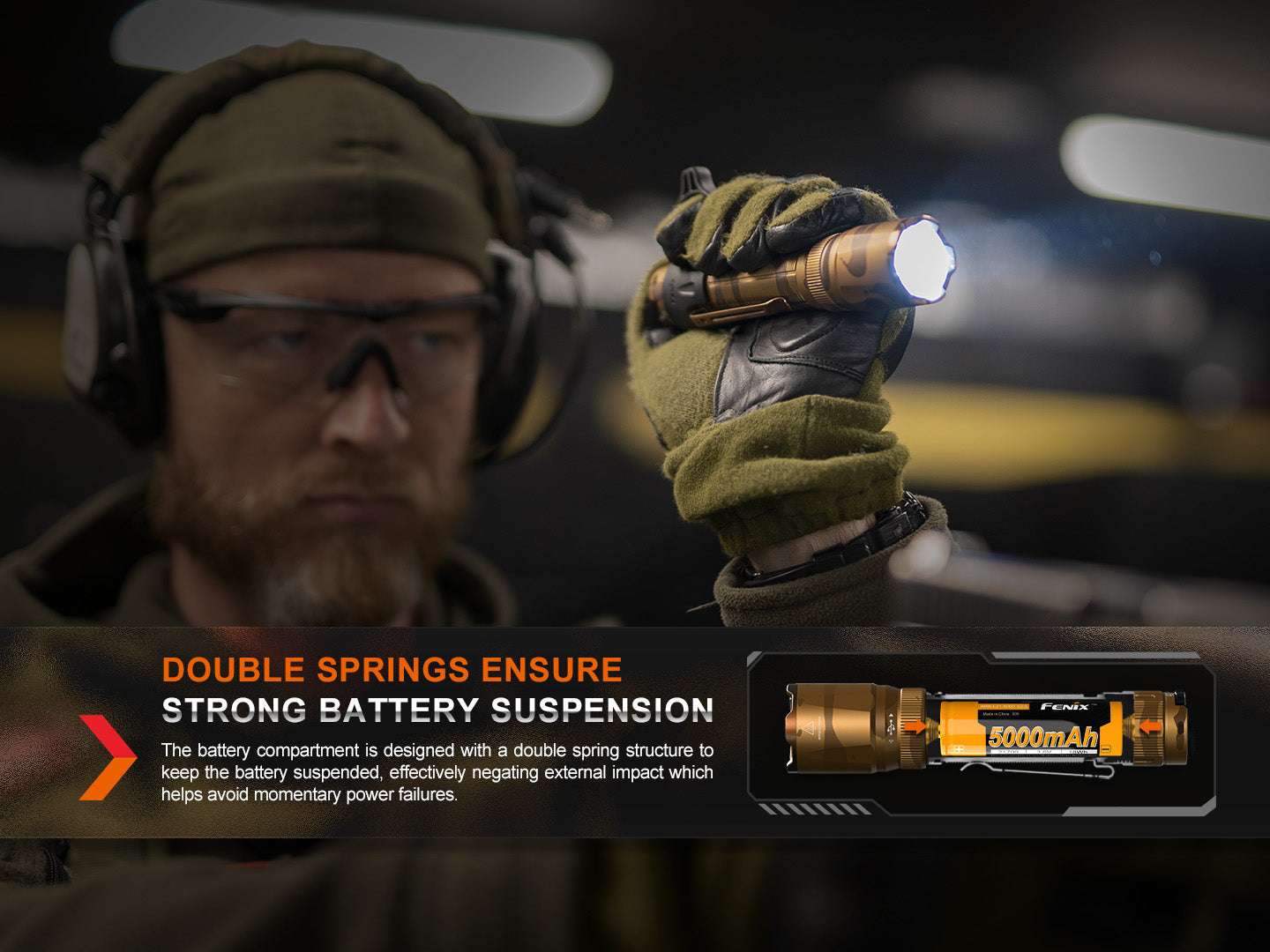 Palmarius Outdoors Fenix TK20R UE Tactical LED Flashlight - 2800 Lumens Tactical Flashlight