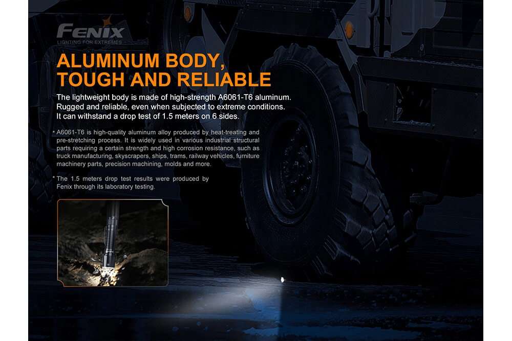 Palmarius Outdoors Fenix TK16 V2.0 Tactical Flashlight - 3100 Lumens Tactical Flashlight