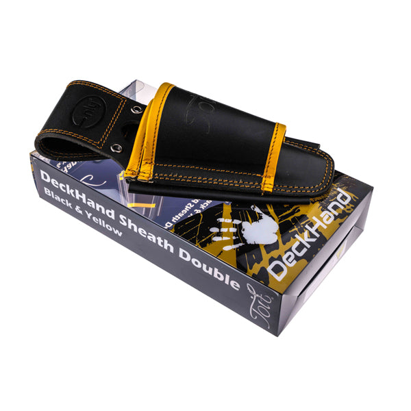 Toit Deckhand Sheath Double Black & Yellow