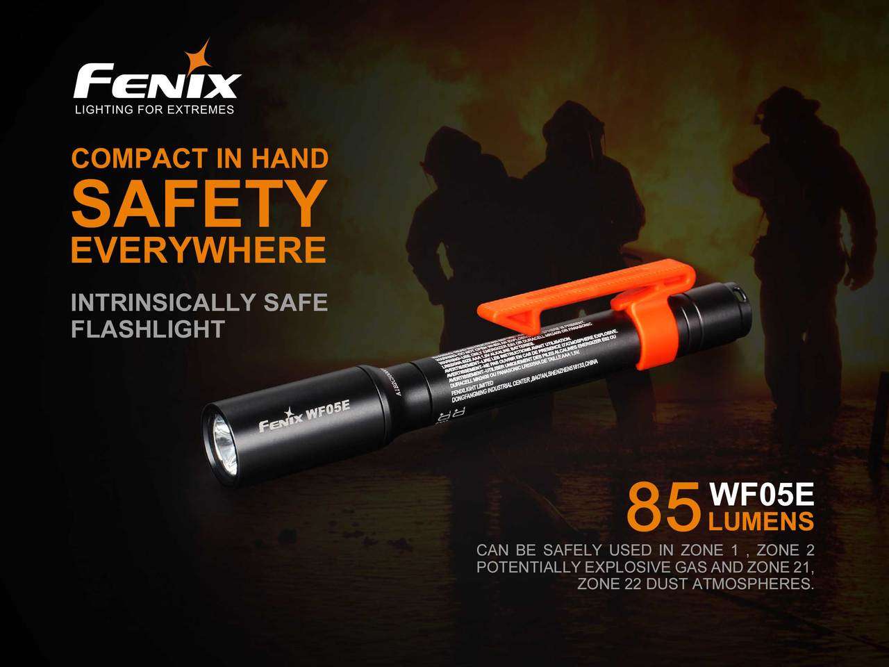 Palmarius Outdoors Fenix WF05E Intrinsically Safe Flashlight Work Flashlight