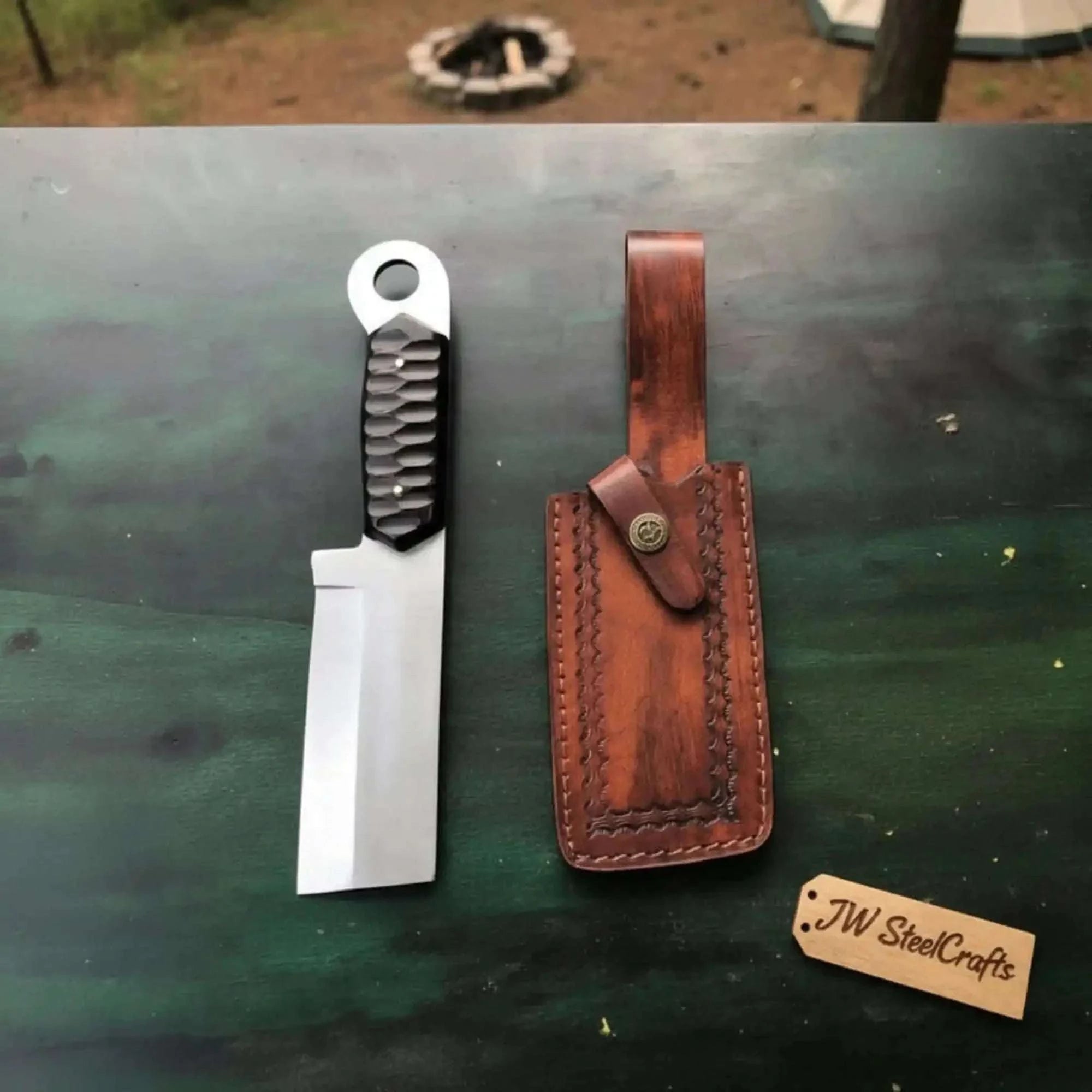 Palmarius Outdoors Custom hand Made D2 Steel Tanto knife MB-0094 Tanto Knife