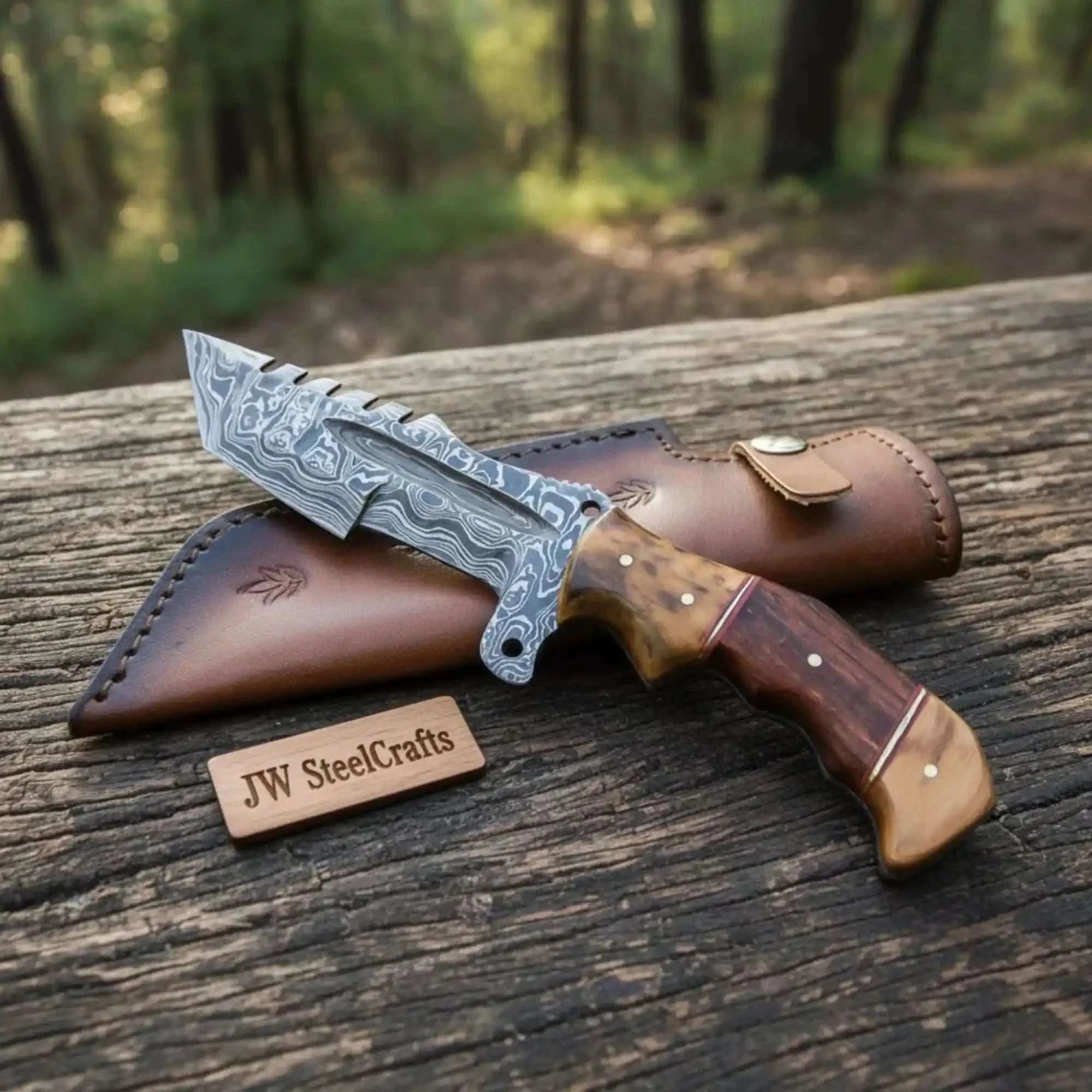 Palmarius Outdoors Custom Handmade HUNTING TRACKER Tactical Hunter Blade Survival Handmade Tracker Knives