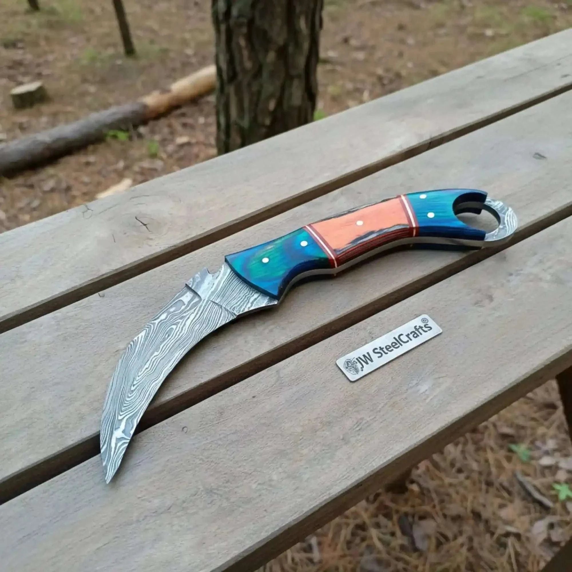 Palmarius Outdoors Custom made Hand forged Karambit Knife karambit knfie