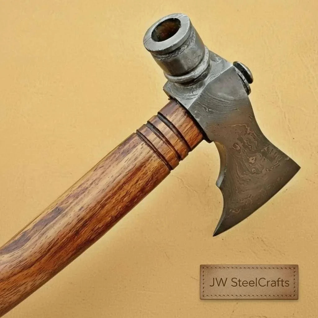 Palmarius Outdoors Beautiful handmade Damascus steel Smoking Axe "Unique Axe"Limited Edition Handmade Axe