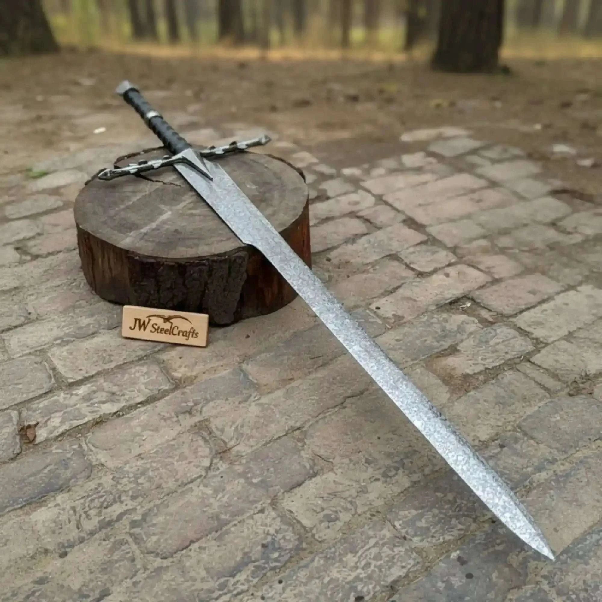 Palmarius Outdoors Thornguard Handmade Dark Fantasy Greatsword | Thorn Spike Carbon Steel Sword