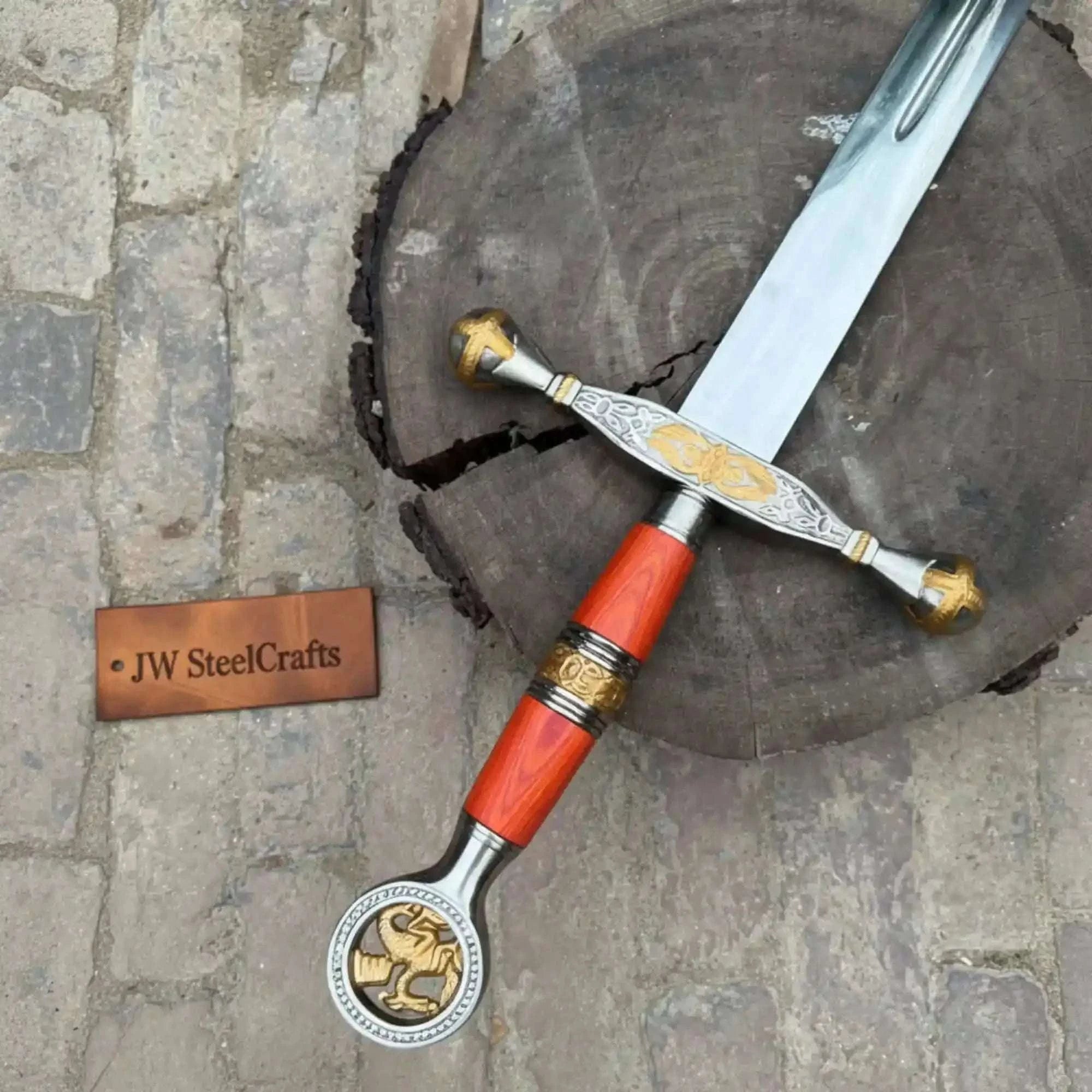 Palmarius Outdoors Handmade Medieval Longsword with Ring Pommel 