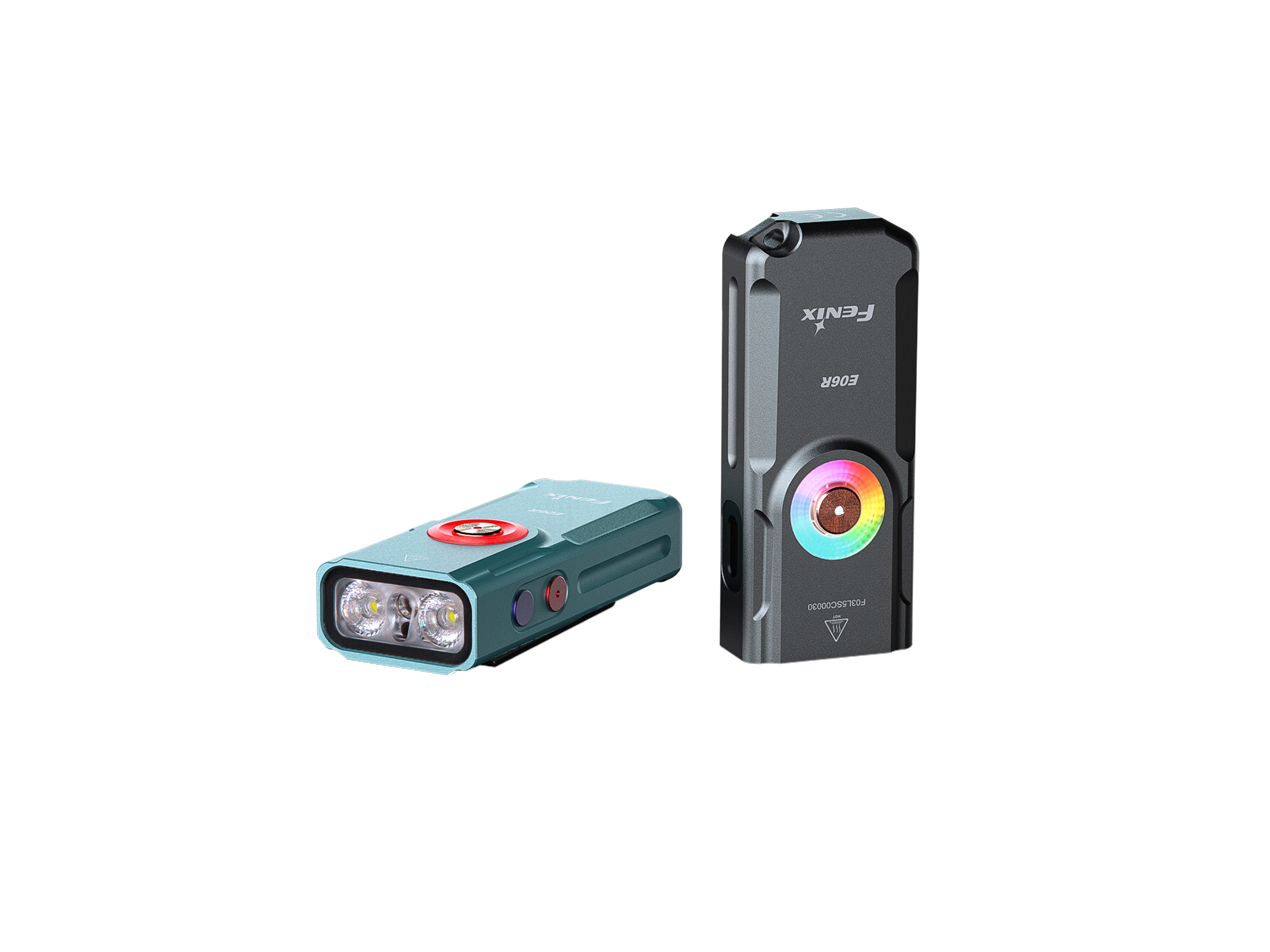 Palmarius Outdoors Fenix E06R Keychain Light with White, UV, and Red Laser Lights Keychain Flashlight
