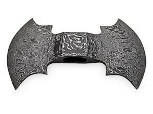 Palmarius Outdoors Damascus Double-Bit Axe Head – Fantasy Crescent Pattern Handmade Axe