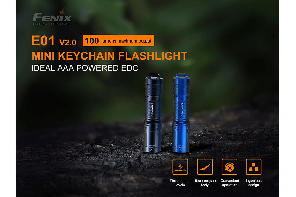 Fenix E01 V2.0 AAA LED Flashlight