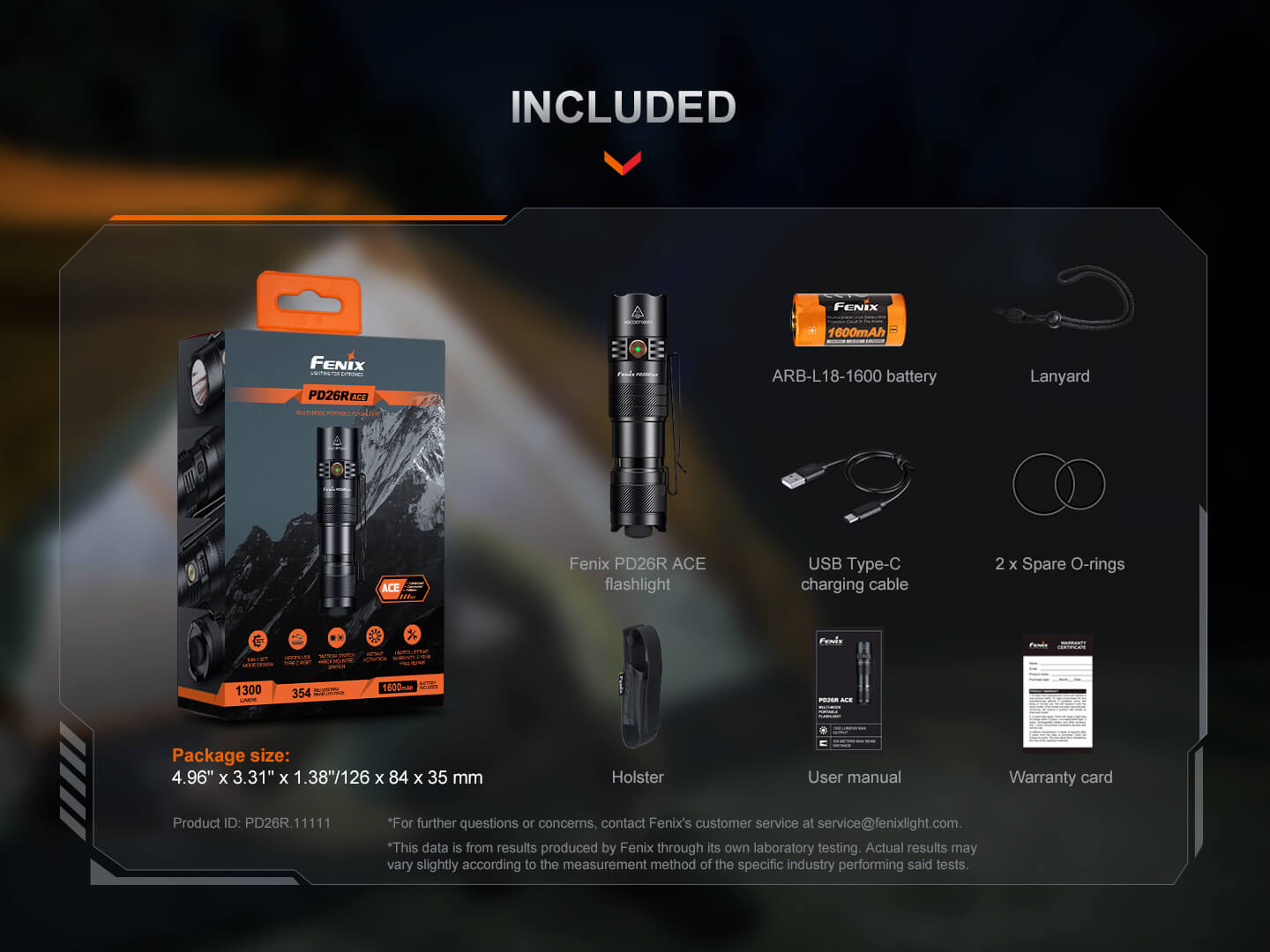 Fenix PD26R ACE Multi-Mode Compact Flashlight