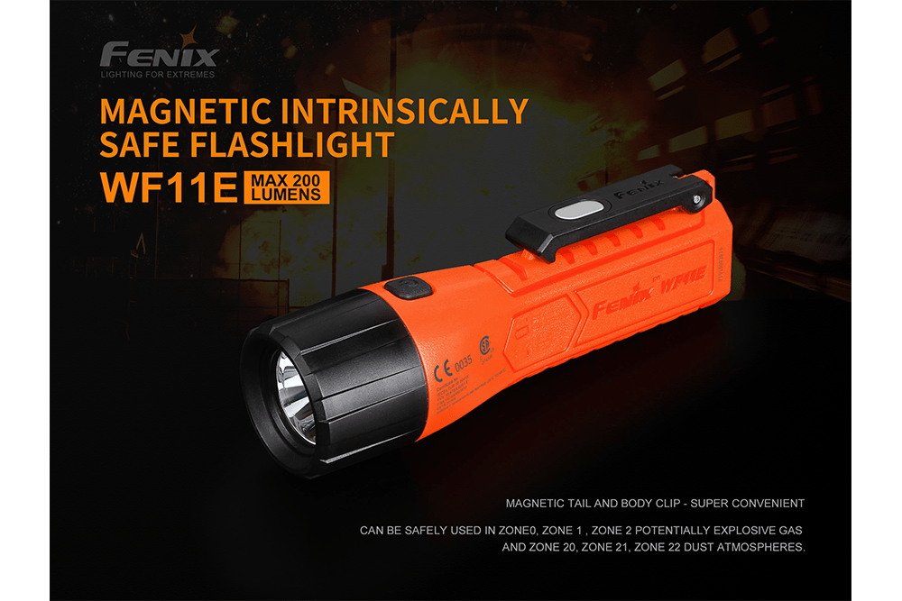 Fenix WF11E Intrinsically Safe Flashlight