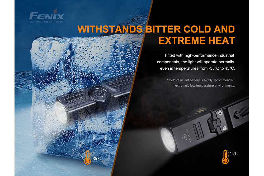 Fenix WT25R Adjustable Head LED Flashlight - 1000 Lumens