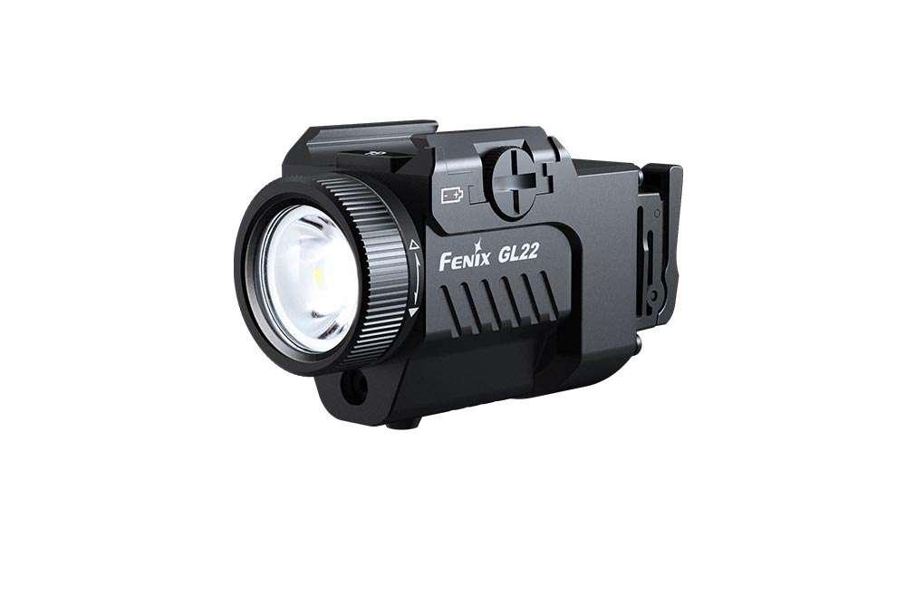 Palmarius Outdoors Fenix GL22 Tactical LED Light with Red Laser Pistol Light