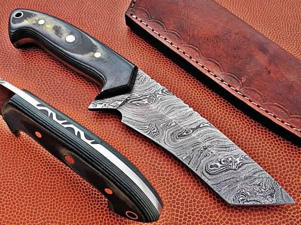 Palmarius Outdoors Handmade Bush-craft Knife Damascus Steel DK-0402 