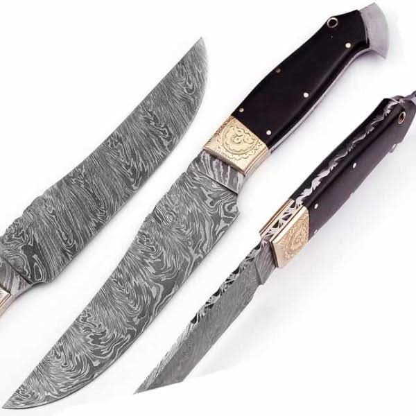 Palmarius Outdoors Handmade Bush craft Knife Damascus Steel DK-043 