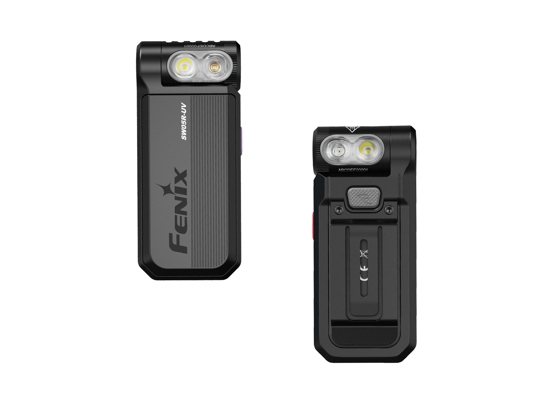 Fenix SW05R Multipurpose Clip-On Light with Red or UV Output