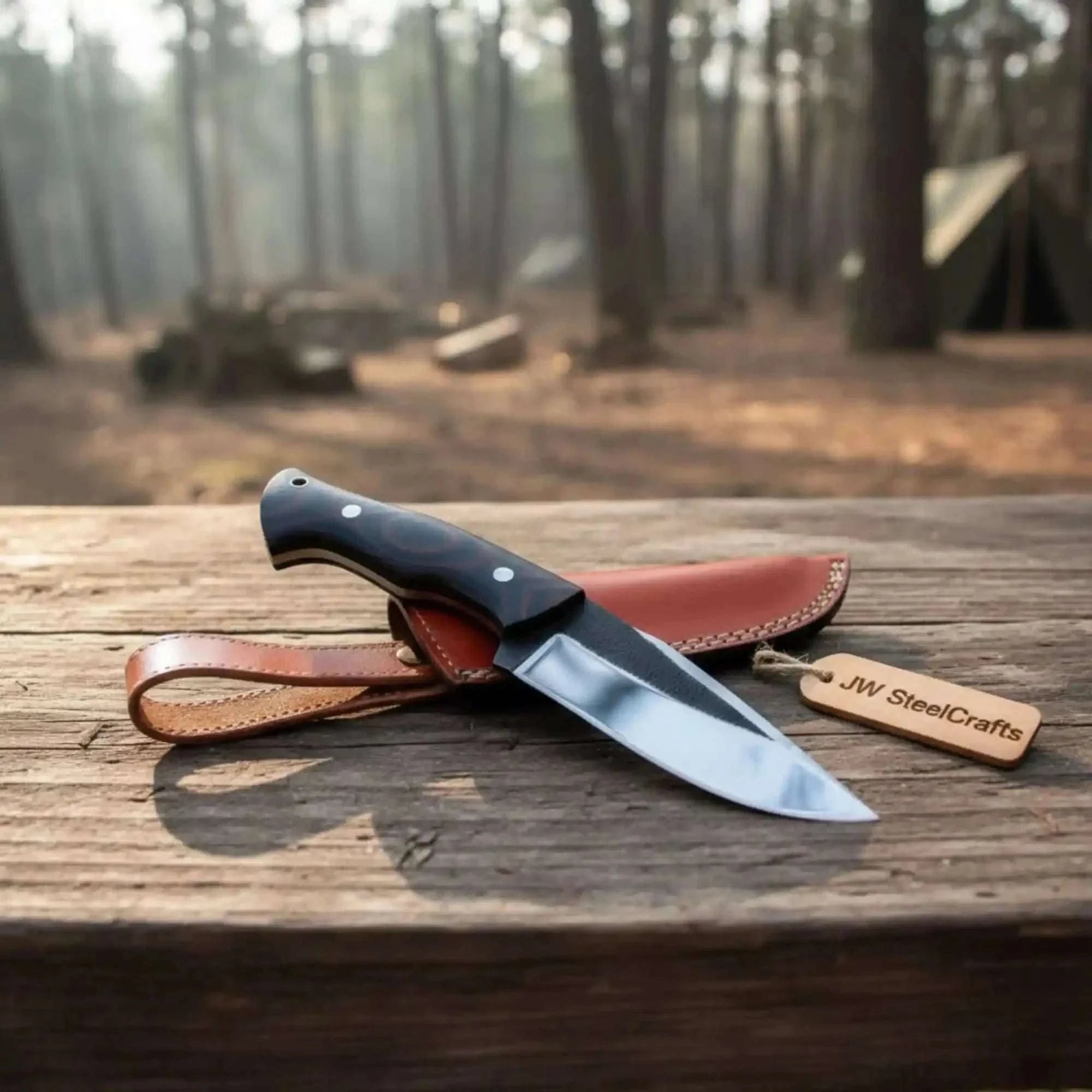 Palmarius Outdoors Drop Point Skinner Knife Damascus Steel Blade Rosewood Handle 4 Inch Fixed Blade Hunting Knife Skinner Knife