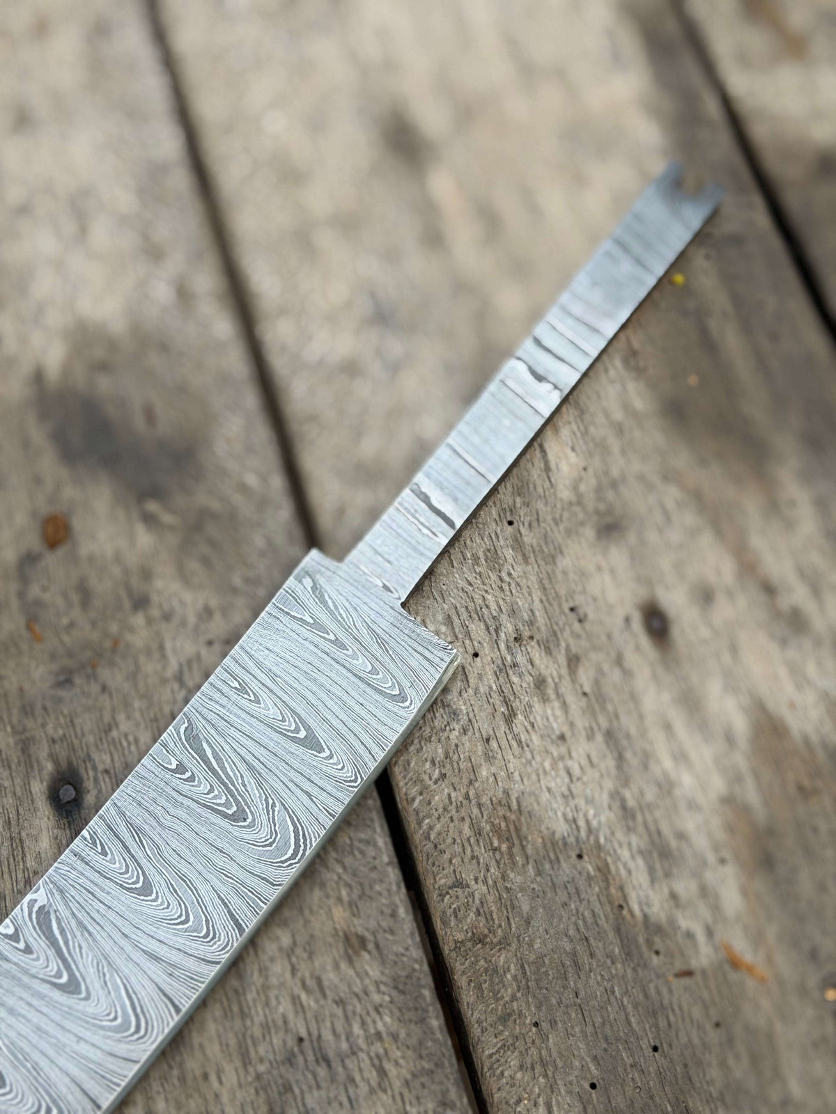 Palmarius Outdoors Handmade Timberwood Chef Knife Blank 11" Damascus steel Knife blank Blades
